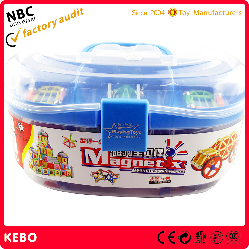 Magnetic Sticks and Balls Building Blocks Sculpture Educational Learning Game STEM Toy