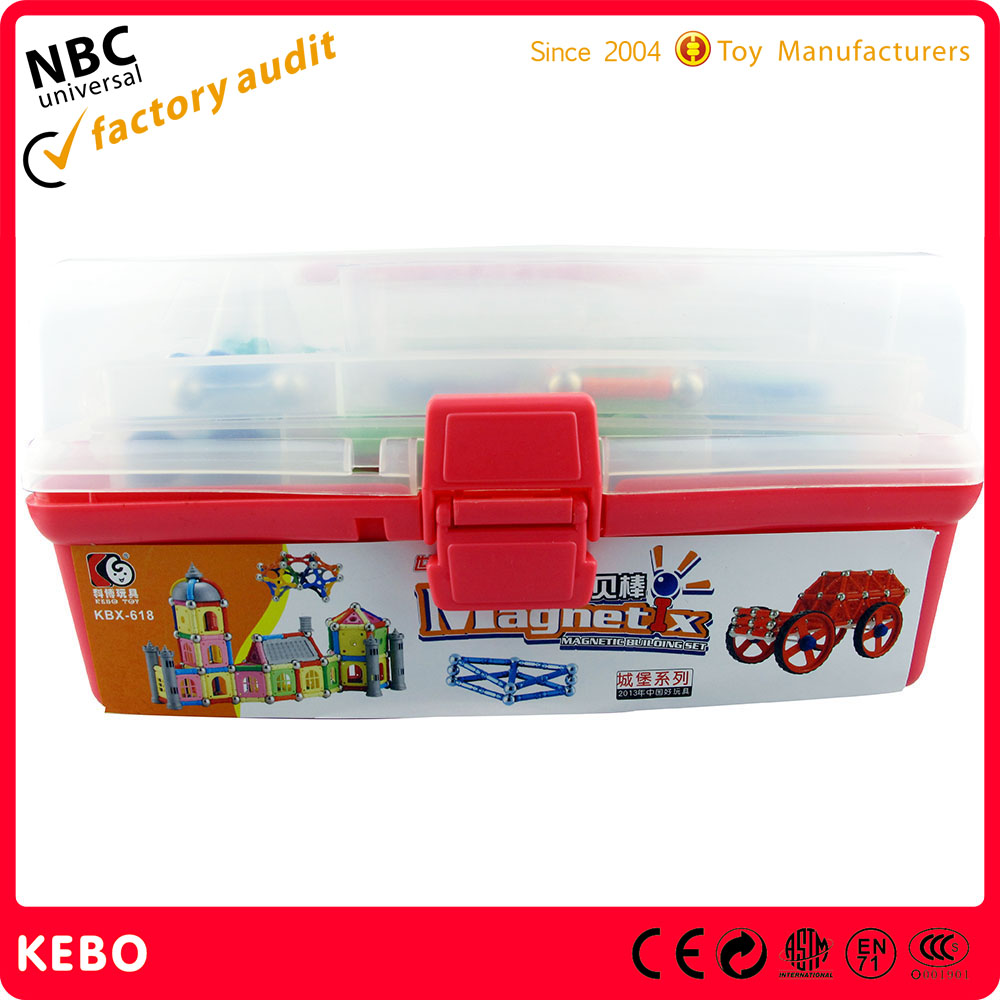 Magnetic Sticks and Balls Building Blocks Sculpture Educational Learning Game STEM Toy