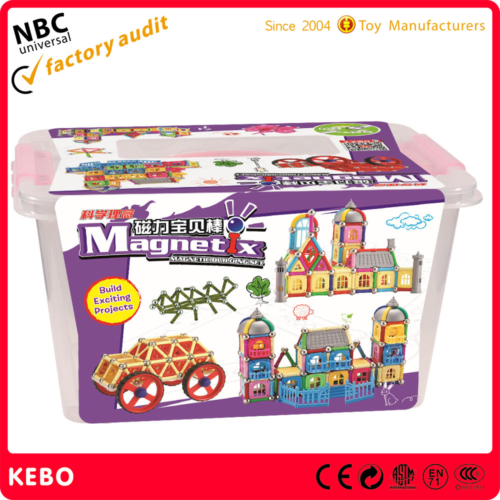 Magnetic Sticks and Balls Building Blocks Sculpture Educational Learning Game STEM Toy