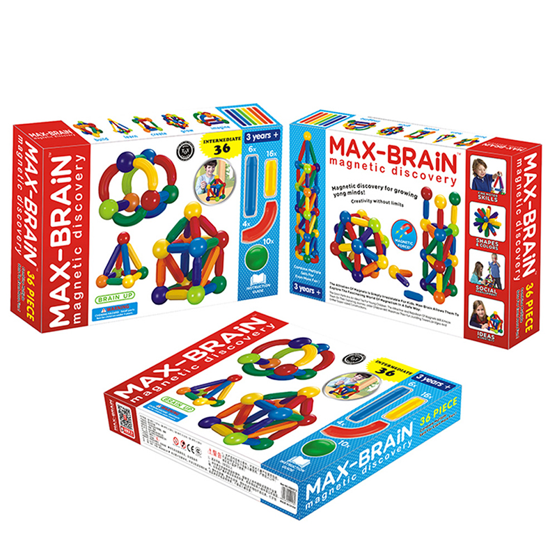 Magnetic Balls and Rods Set , Magnet Building Sticks Set, Building Blocks Tiles, STEM Stacking Toys for Kids,Juniors,Toddlers