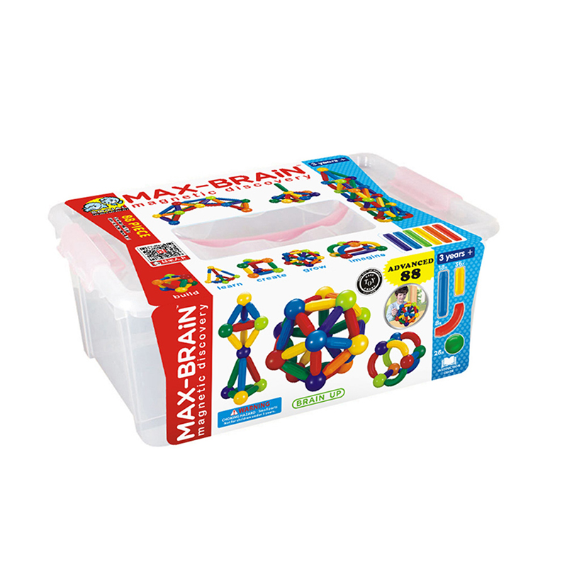 Magnetic Balls and Rods Set , Magnet Building Sticks Set, Building Blocks Tiles, STEM Stacking Toys for Kids,Juniors,Toddlers