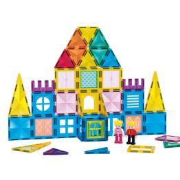 KBZS-60 Magnetic Building Blocks Mini Diamond Series Travel Size On-the-Go Magnet Construction Toy Set STEM Learning Kit Education Playset