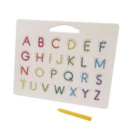 Magnetic Alphabet Tracing Board, ABC Magnetic Letter Board, Magnets Tablet Drawing Board Preschool Learning Toys for Kids