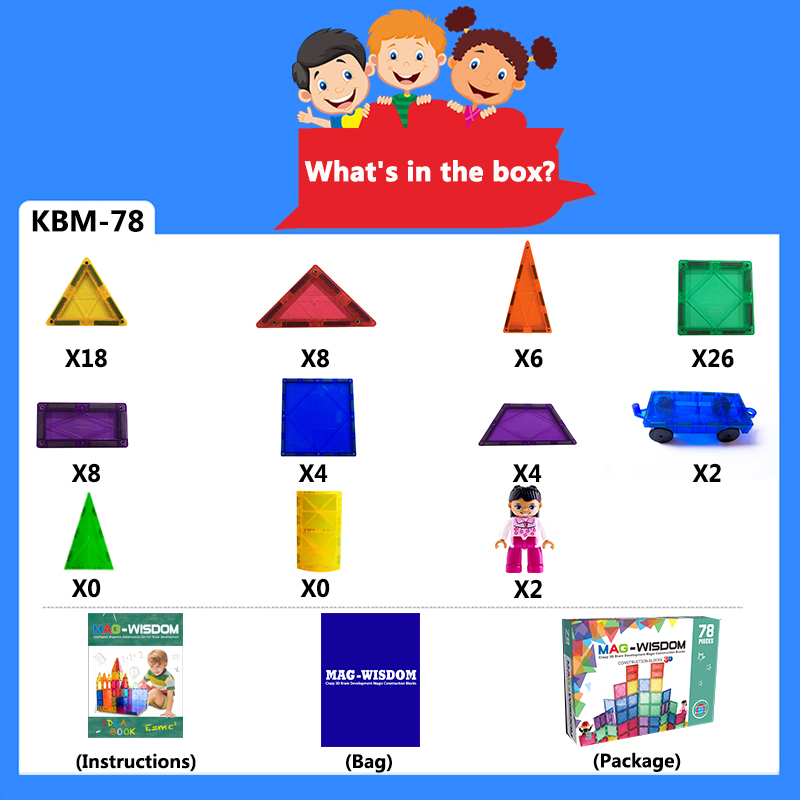 Magnet Building Tiles Clear Magnetic 3D Building Blocks Construction Playboards, Creativity beyond Imagination, Inspirational, Recreational, Educational Conventional Magnet Building Tiles Clear Magnetic 3D Building Blocks Construction Playboards, Creativity beyond Imagination, Inspirational, Recreational, Educational Conventional