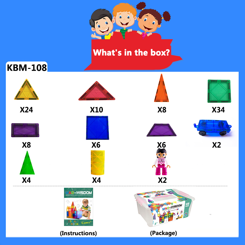 Magnet Building Tiles Clear Magnetic 3D Building Blocks Construction Playboards, Creativity beyond Imagination, Inspirational, Recreational, Educational Conventional Magnet Building Tiles Clear Magnetic 3D Building Blocks Construction Playboards, Creativity beyond Imagination, Inspirational, Recreational, Educational Conventional