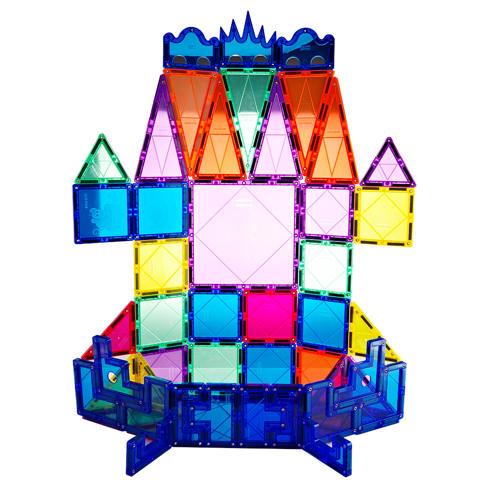 Magnet Building Tiles Clear Magnetic 3D Building Blocks Construction Playboards, Creativity beyond Imagination, Inspirational, Recreational, Educational Conventional Magnet Building Tiles Clear Magnetic 3D Building Blocks Construction Playboards, Creativity beyond Imagination, Inspirational, Recreational, Educational Conventional