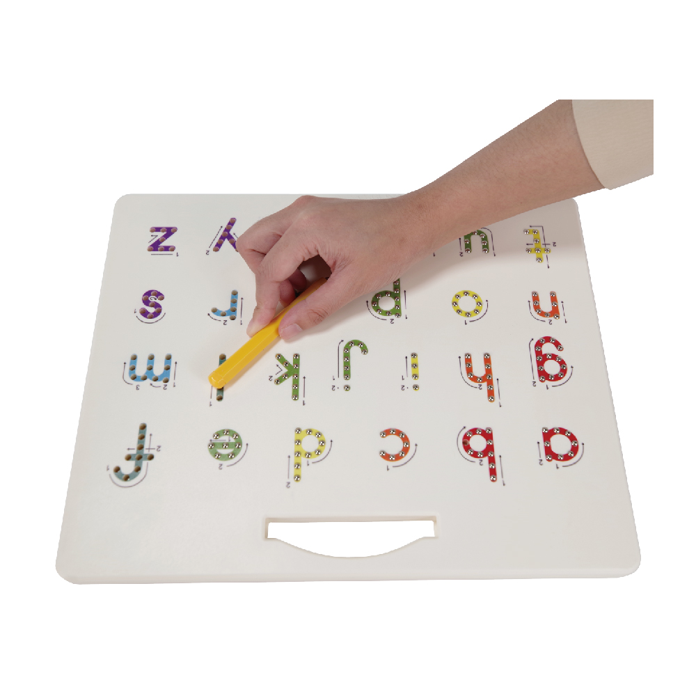 Magnetic Letter Board & Magnetic Letters Toddler Toys – Double Sided ABC Magnets Drawing Board Sensory Toys – Preschool Learning Alphabet Tracing Board