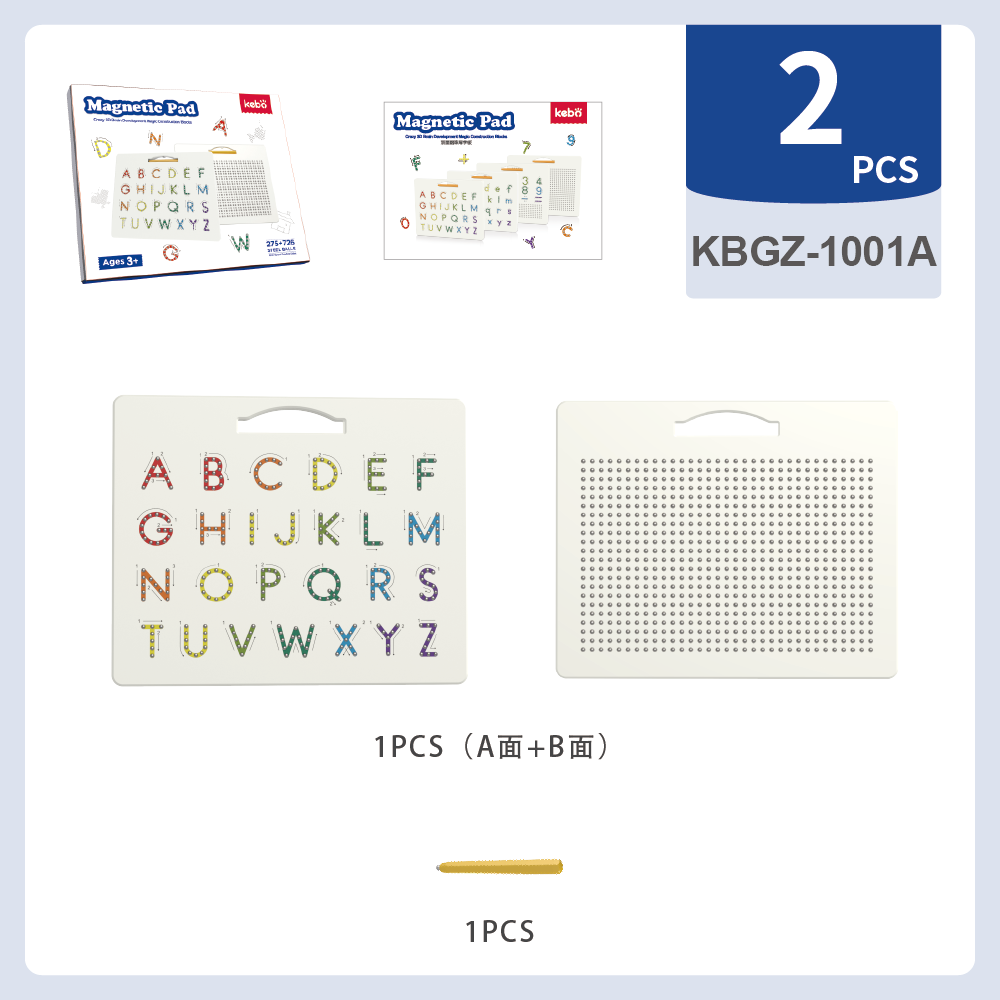 Magnetic Letter Board & Magnetic Letters Toddler Toys – Double Sided ABC Magnets Drawing Board Sensory Toys – Preschool Learning Alphabet Tracing Board