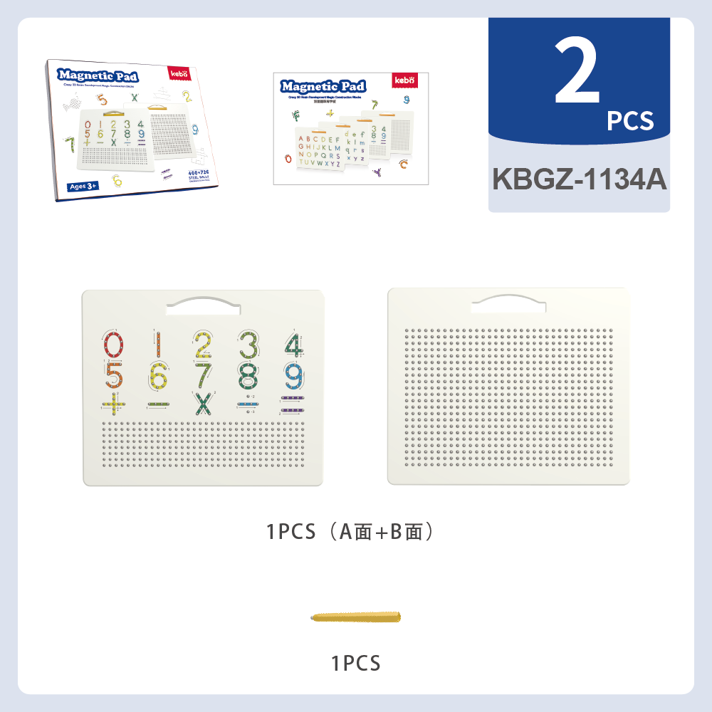 Magnetic Letter Board & Magnetic Letters Toddler Toys – Double Sided ABC Magnets Drawing Board Sensory Toys – Preschool Learning Alphabet Tracing Board