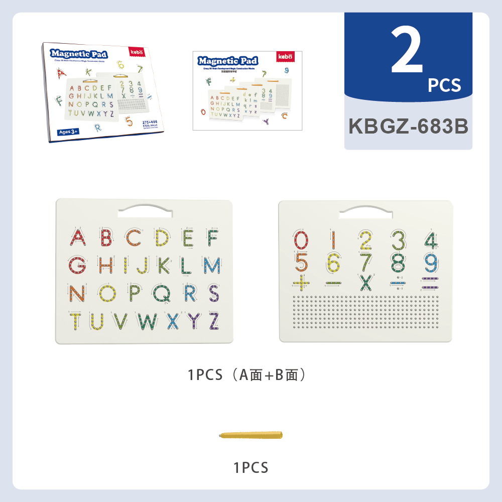 Magnetic Letter Board & Magnetic Letters Toddler Toys – Double Sided ABC Magnets Drawing Board Sensory Toys – Preschool Learning Alphabet Tracing Board