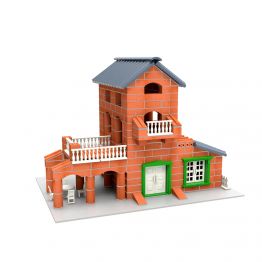Mini Real House Building Kit STEM Learning Toys Educational Brick Construction Engineering Set 376 Pcs Displayable House Model Gift for Kids and Adult