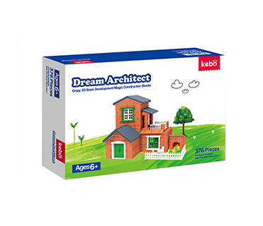 Mini Real House Building Kit STEM Learning Toys Educational Brick Construction Engineering Set 376 Pcs Displayable House Model Gift for Kids and Adult