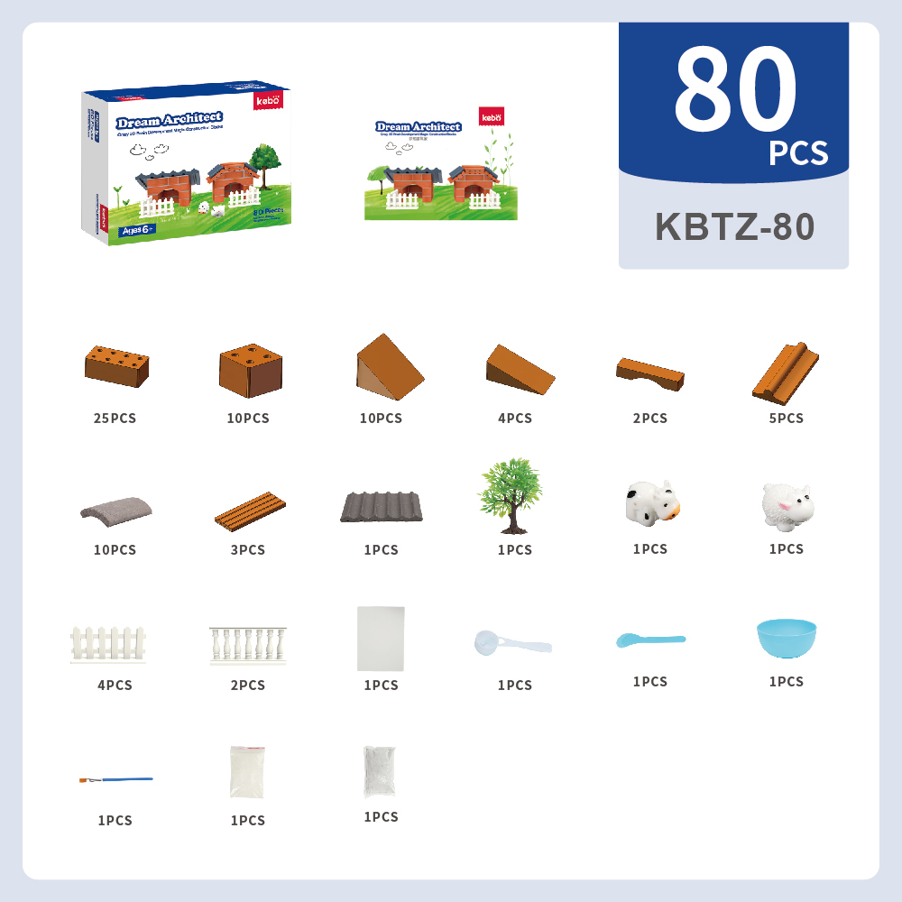 Mini Real House Building Kit STEM Learning Toys Educational Brick Construction Engineering Set 128 Pcs Displayable Model Gift for Kids and Adult