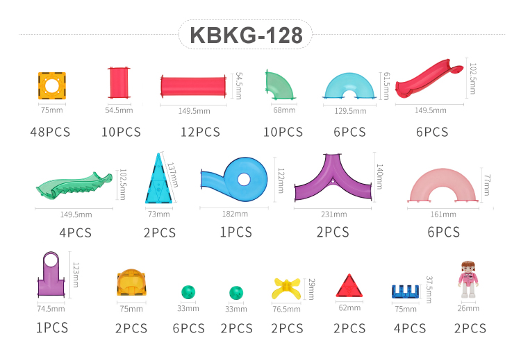 Marble Run Magnetic Tile Race Track Toy Play Set STEM Building & Learning Educational Magnet Construction Child Brain Development Kit Boys Girls Age 3 4 5 6 7 8+ Years Old Toys Marble Run Magnetic Tile Race Track Toy Play Set STEM Building & Learning Educational Magnet Construction Child Brain Development Kit Boys Girls Age 3 4 5 6 7 8+ Years Old Toys