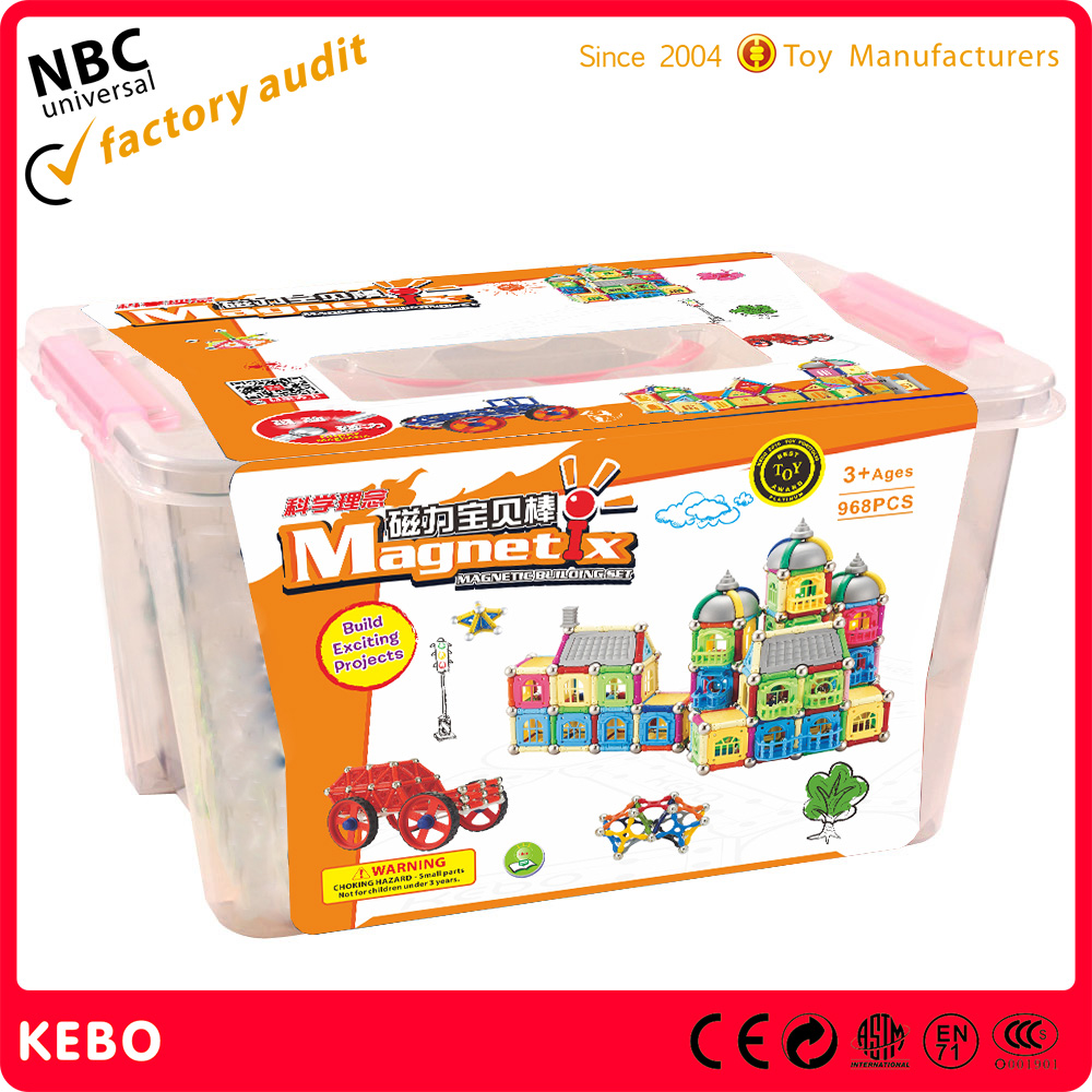 Magnetic Sticks and Balls Building Blocks Sculpture Educational Learning Game STEM Toy