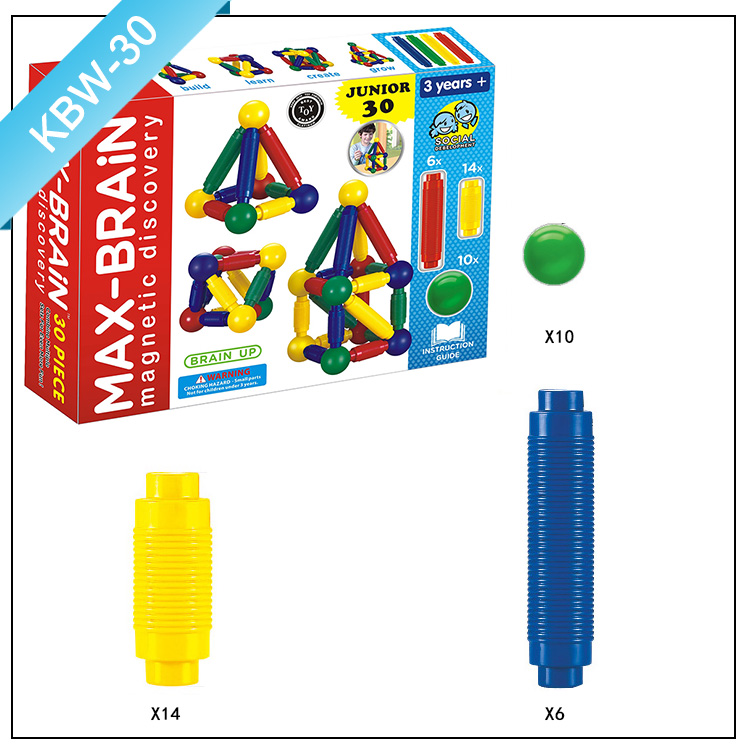 Magnetic Ball and Rod Construction Set, Stem Educational Building Toy