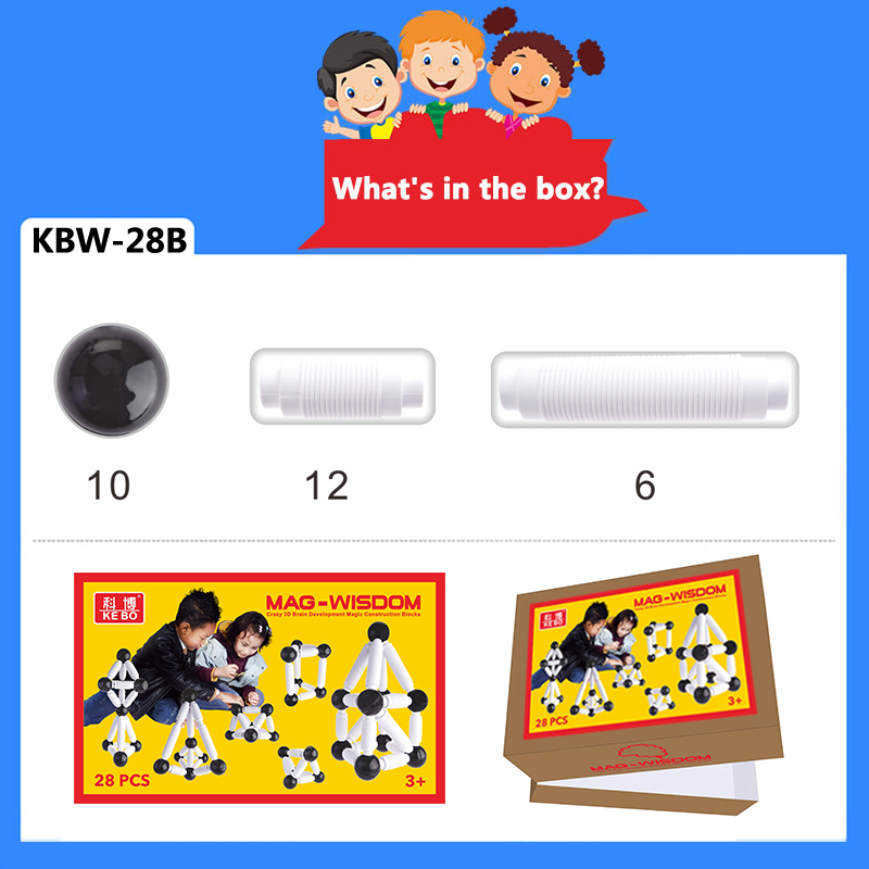 Magnetic Sticks and Balls Building Set STEM & Educational Magnet Toys