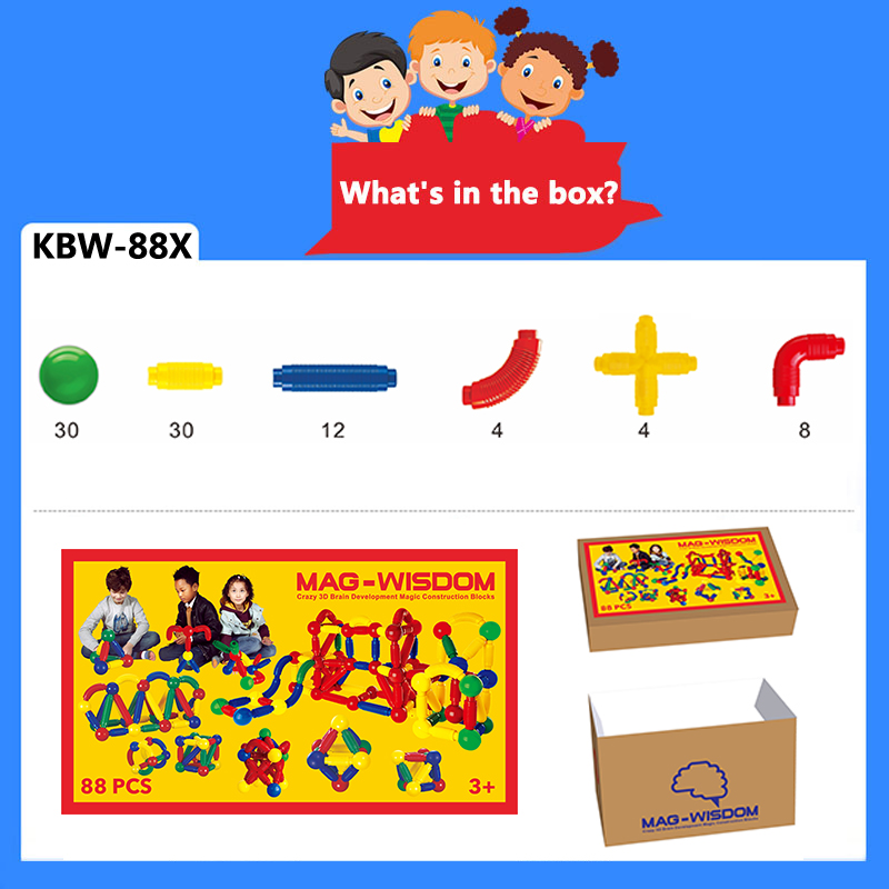 Magnetic Sticks and Balls Building Set STEM & Educational Magnet Toys