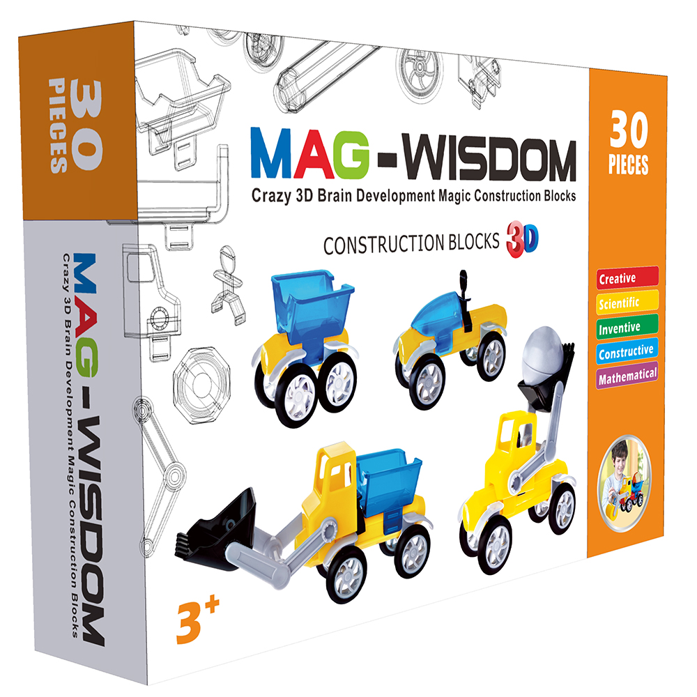 Magnetic sticks and balls DIY building blocks sets, rod and ball car set Magnetic sticks and balls DIY building blocks sets, rod and ball car set