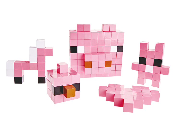 2023 Latest Design! CPC Educational 25mm Magnetic Cube ODM/OEM in Christmas Theme Colorful UV Printing Magnet Blocks