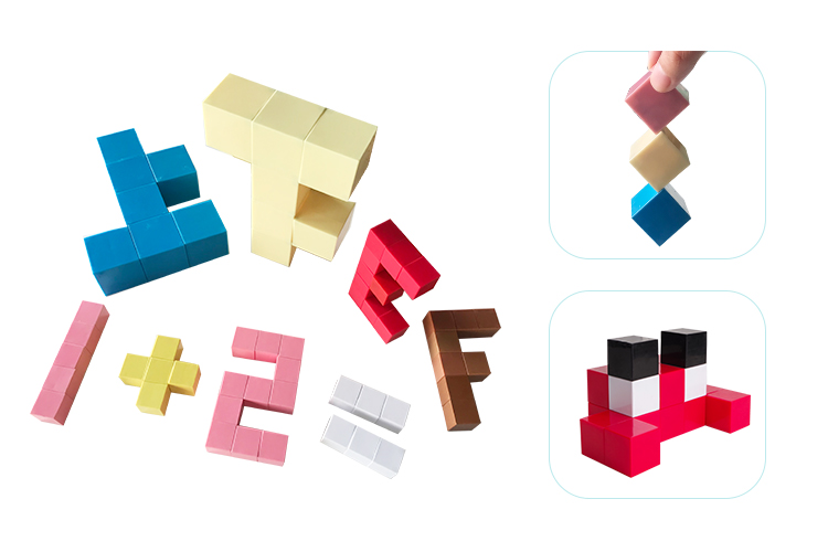 2023 Latest Design! CPC Educational 25mm Magnetic Cube ODM/OEM in Christmas Theme Colorful UV Printing Magnet Blocks