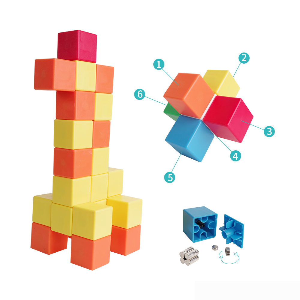 Magnetic Building Blocks Sensory Toys for Kids STEM Educational Sets Learning & Development Toys Magnet Cubes