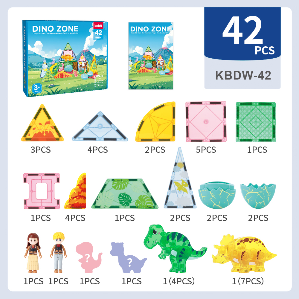 42 Pieces Hot Sales OEM ODM Custom Colors CPC ABS Plastic Magnetic Building Blocks for Kids 42 Pieces Hot Sales OEM ODM Custom Colors CPC ABS Plastic Magnetic Building Blocks for Kids