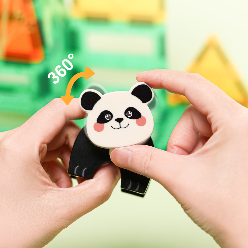 32Pcs Factory Wholesale New Design Magnetic Tiles Magnetic Toys STEM Magnet Educational Toys for Kids