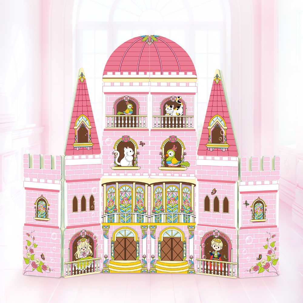 65 Pieces Factory Wholesale OEM ODM Custom Colors CPC ABS Plastic Children Educational Building Set Magnetic Tiles Toys for Kids