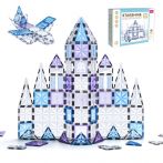 100PCS Hot Sales Factory Wholesale OEM ODM Custom Colors CPC ABS Plastic Children Educational Starshine Magnetic Tiles Toys for Kids