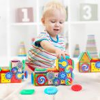Factory Wholesale Cheap OEM ODM Custom Colors CPC ABS Plastic Children Educational Building Set Magnetic Tiles Toys for Kids