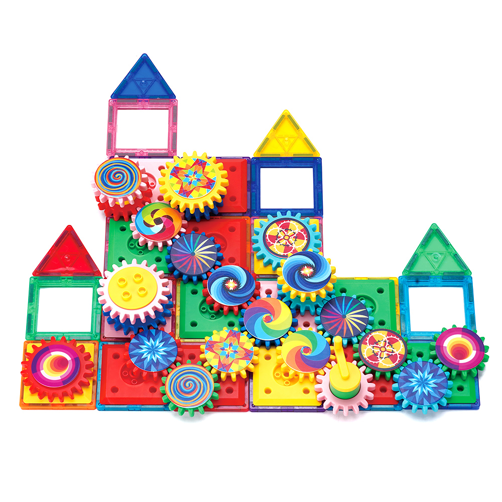 Factory Wholesale Cheap OEM ODM Custom Colors CPC ABS Plastic Children Educational Building Set Magnetic Tiles Toys for Kids
