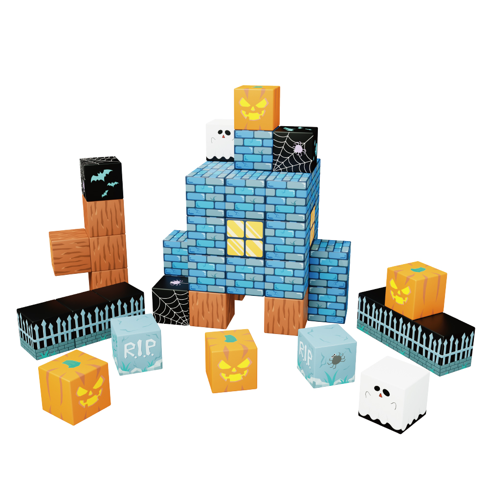Hot Sales Factory Wholesale OEM ODM Custom Colors CPC ABS Plastic Children Educational Building Set Magnetic Cubes Toys for Kids
