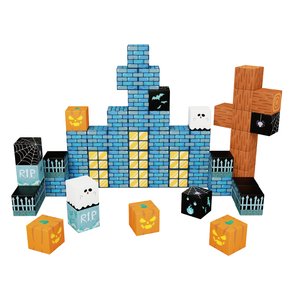 Hot Sales Factory Wholesale OEM ODM Custom Colors CPC ABS Plastic Children Educational Building Set Magnetic Cubes Toys for Kids