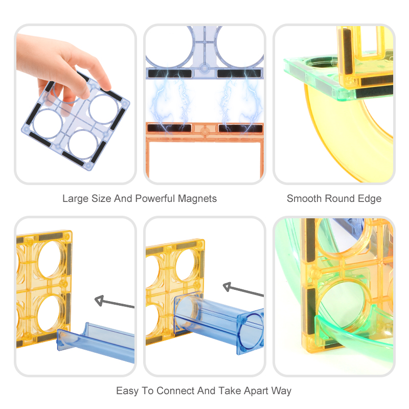 Wholesale Factory 3D Stem Educational Toy Tile Toys Magnetic Building Blocks Set Toy Puzzle
