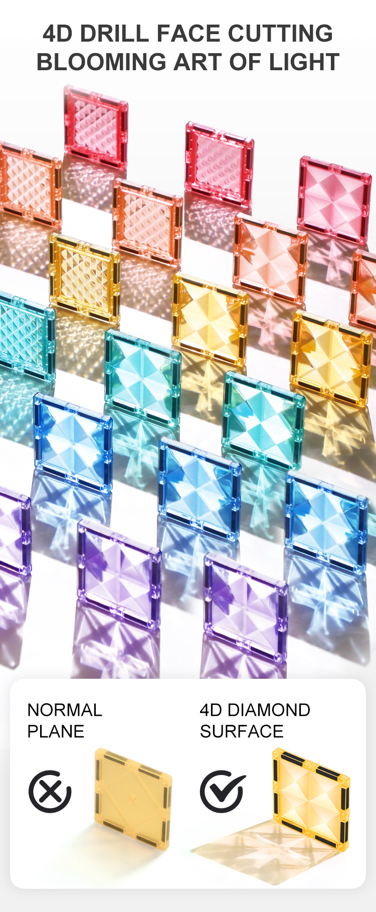 MAG-WISDOM 62-teiliges ABS-Kunststoff Kinder-Lernspielzeug STEM Magnetische Bausteine DIY Konstruktionsset mit Riesenrad MAG-WISDOM 62-teiliges ABS-Kunststoff Kinder-Lernspielzeug STEM Magnetische Bausteine DIY Konstruktionsset mit Riesenrad