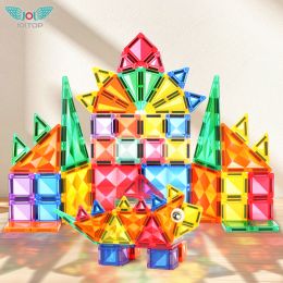 JOJ JOJTOP Reise-Magnetbausteine Lernspielzeug 60-Teiliges ABS-Kunststoff-Set Reiseetui Mini Traditionelle Designs 3D